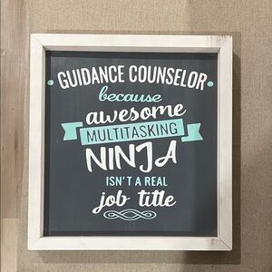 Guidance Counselor Multitasking Ninja Wall Art